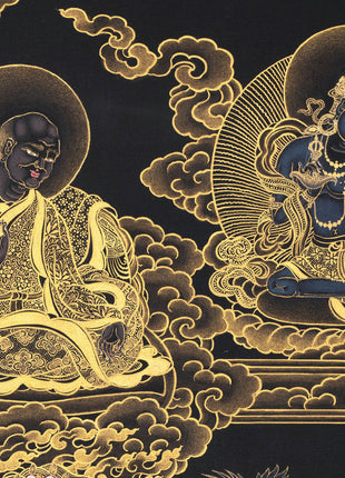 Sakya Mahakala Thangka, High Quality Giclee Canvas Print, Digital Print, Mahakala Thangka