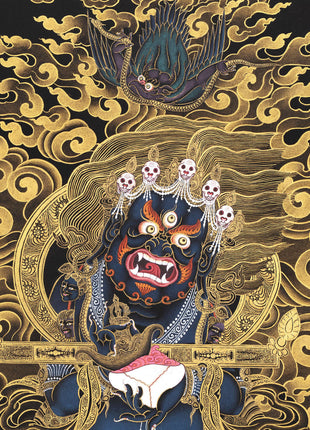 sakya mahakala thangka