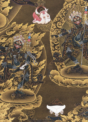 Troma Nagmo Thangka, High Quality Canvas Print, Thangka Print