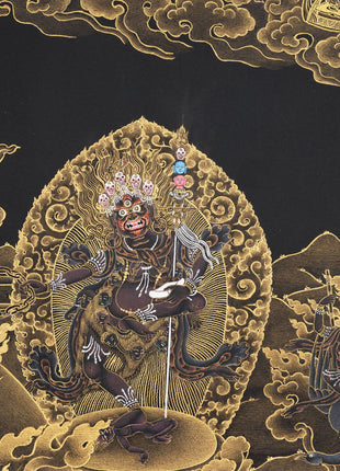 Troma Nagmo Thangka, High Quality Canvas Print, Thangka Print