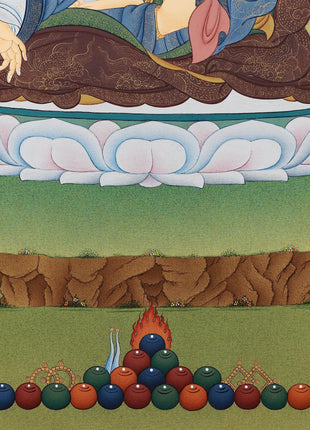 Yuthok Thangka Print | Tibetan Buddhist Master Art
