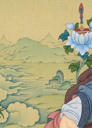 Yuthok Thangka Print | Tibetan Buddhist Master Art