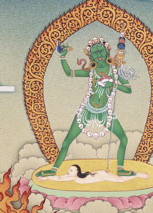 Chakrasamvara Vajravarahi Dakini | Digital Thangka Print
