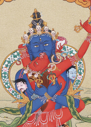 Chakrasamvara Vajravarahi Dakini | Digital Thangka Print