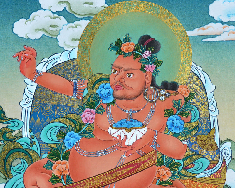 Mahasiddha Virupa Thangka | Tibetan Buddhist Master