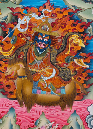 Dorje Drolo Print | Dudjom Rinpoche Thangka