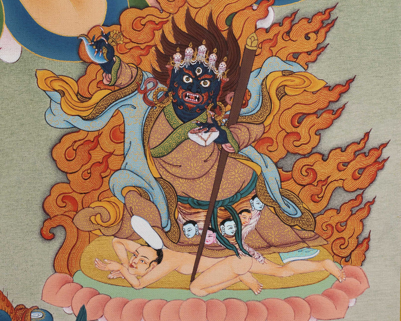 Sitatapatra Thangka | The White Umbrella Tara | Tibetan Art Prints