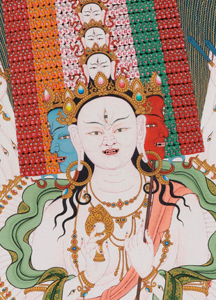 Sitatapatra Thangka | The White Umbrella Tara | Tibetan Art Prints