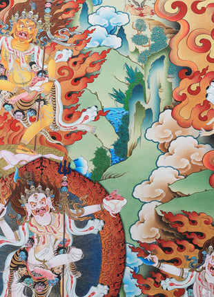 Troma Nagmo Dakini Thangka | High Quality Giclee Canvas Print | Yogini Print