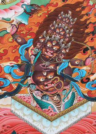 Troma Nagmo Dakini Thangka | High Quality Giclee Canvas Print | Yogini Print