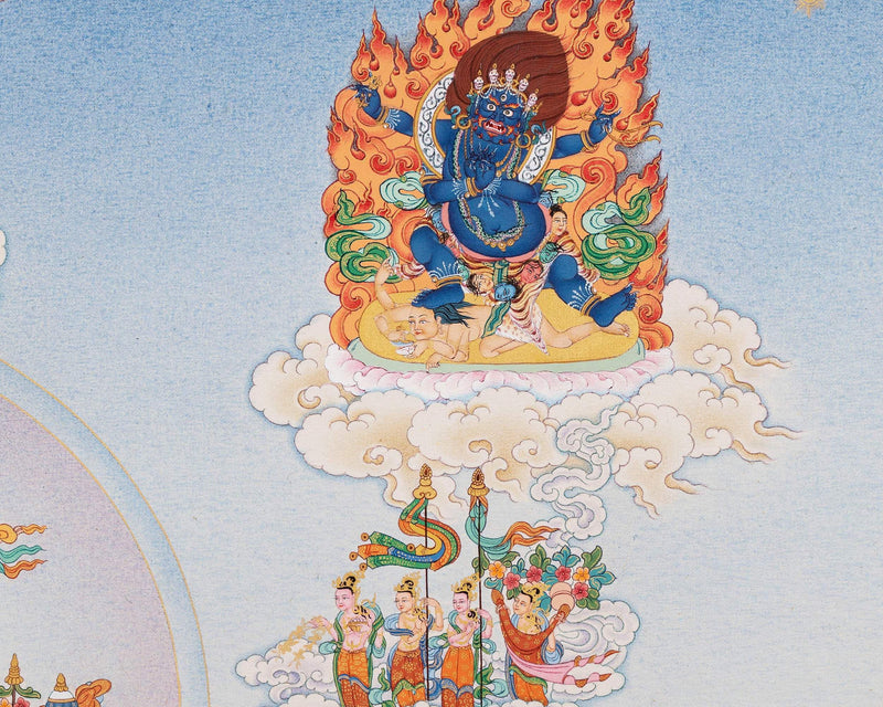 Vajrayogini Mandala Thangka | Dakini | High Quality Giclee Canvas Print | Digital Print