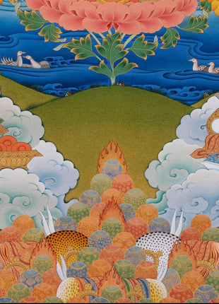Mipham Wangdu Thangka Print | Tibetan Yidam Thangka