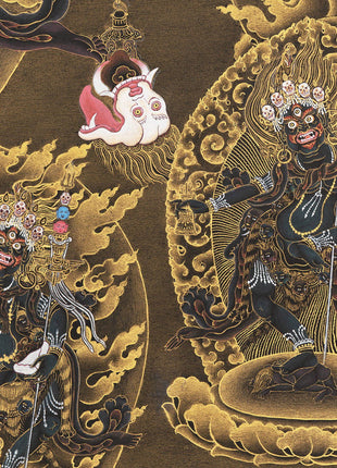 Troma Nagmo Thangka, High Quality Canvas Print, Thangka Print