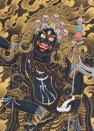 Troma Nagmo Thangka, High Quality Canvas Print, Thangka Print