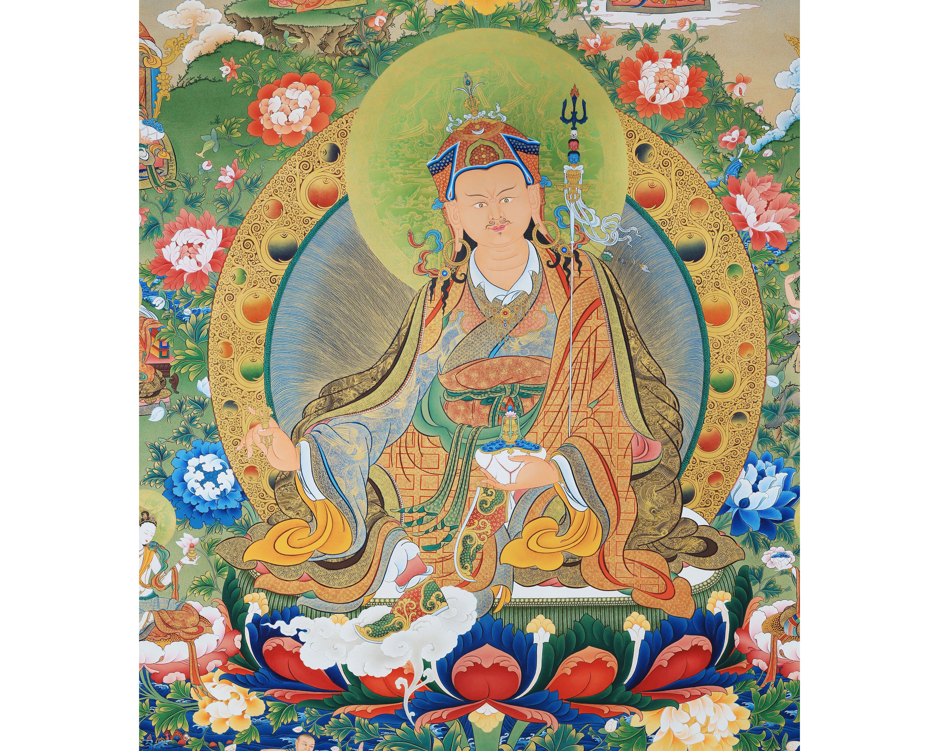 guru rinpoche thangka 