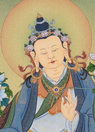 Yuthok Thangka Print | Tibetan Buddhist Master Art