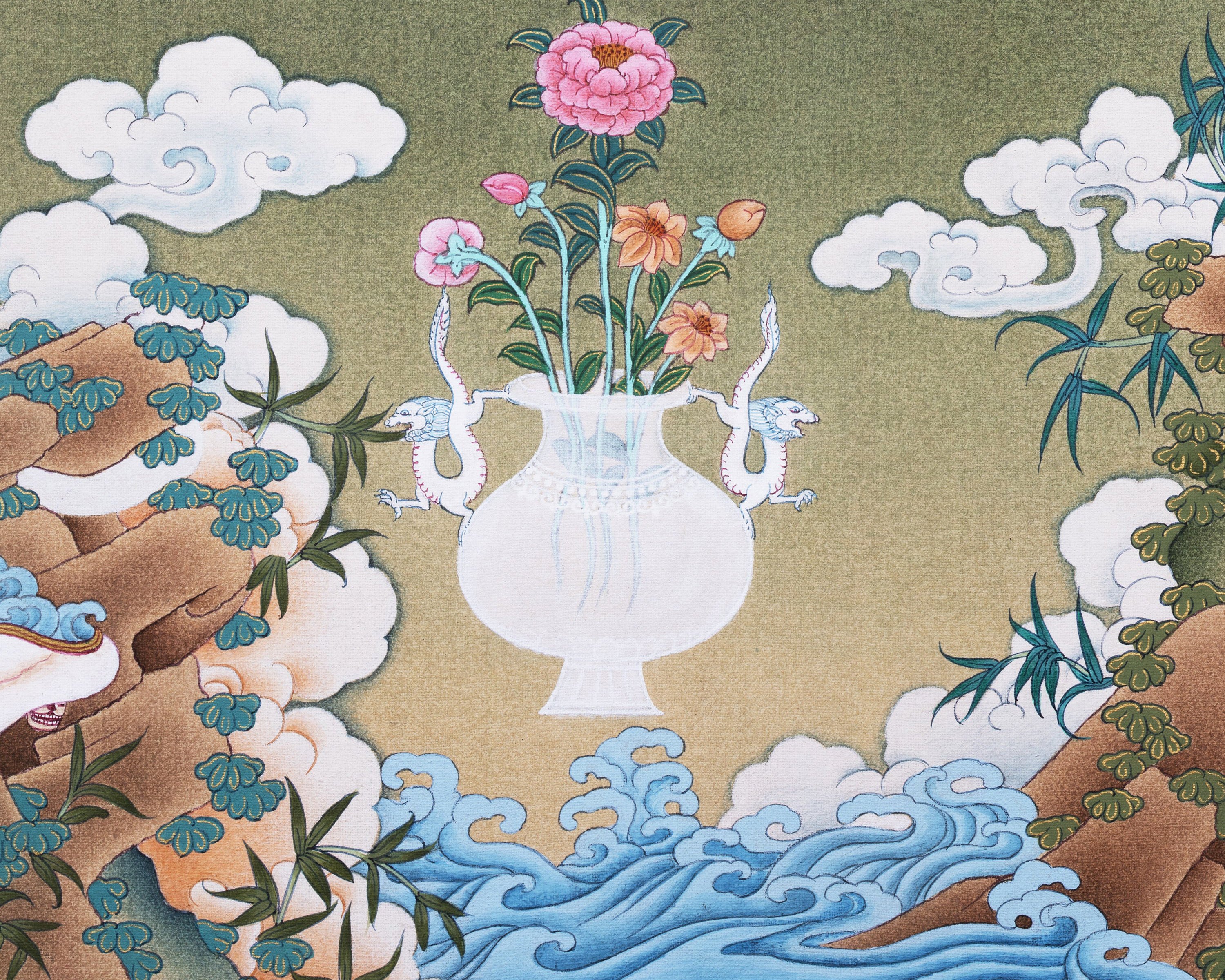 Vajrayogini, Dakini Thangka Painting Print | Tibetan Thangka Painting