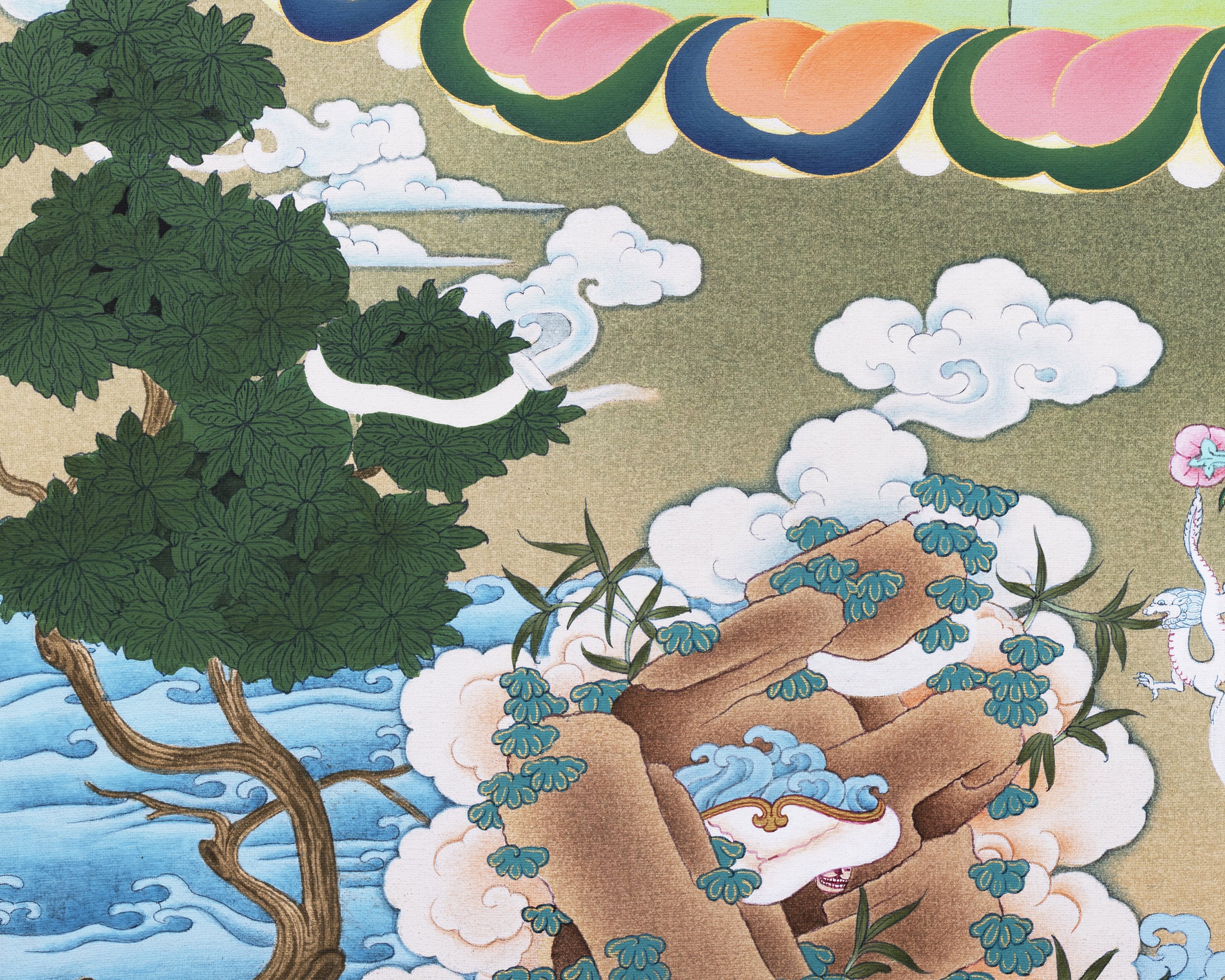 Vajrayogini, Dakini Thangka Painting Print | Tibetan Thangka Painting