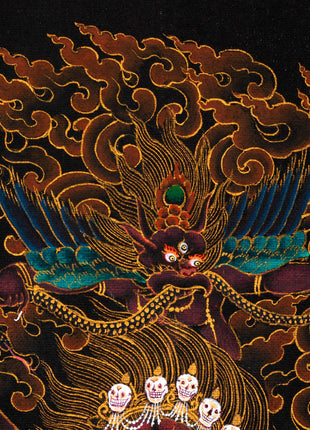 Guru Dragpo Thangka | Meditational Deity | Traditional Tibetan Yidam Painting