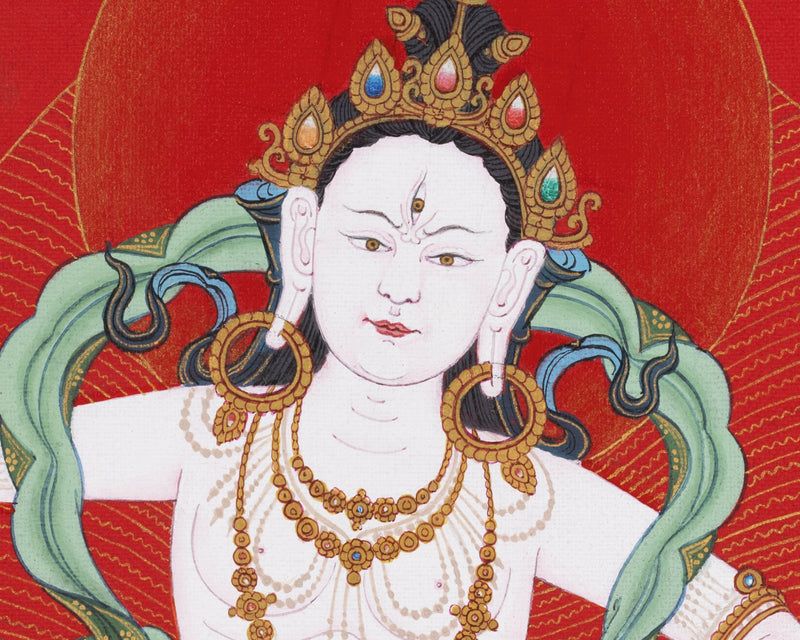 Machig Labdron Thangka | Tibetan Thangka Painting | Buddhist Art