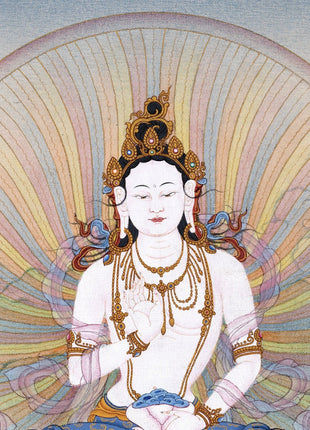 Yeshe Tsogyal Thangka, Tibetan Thangka Painting, Dakini