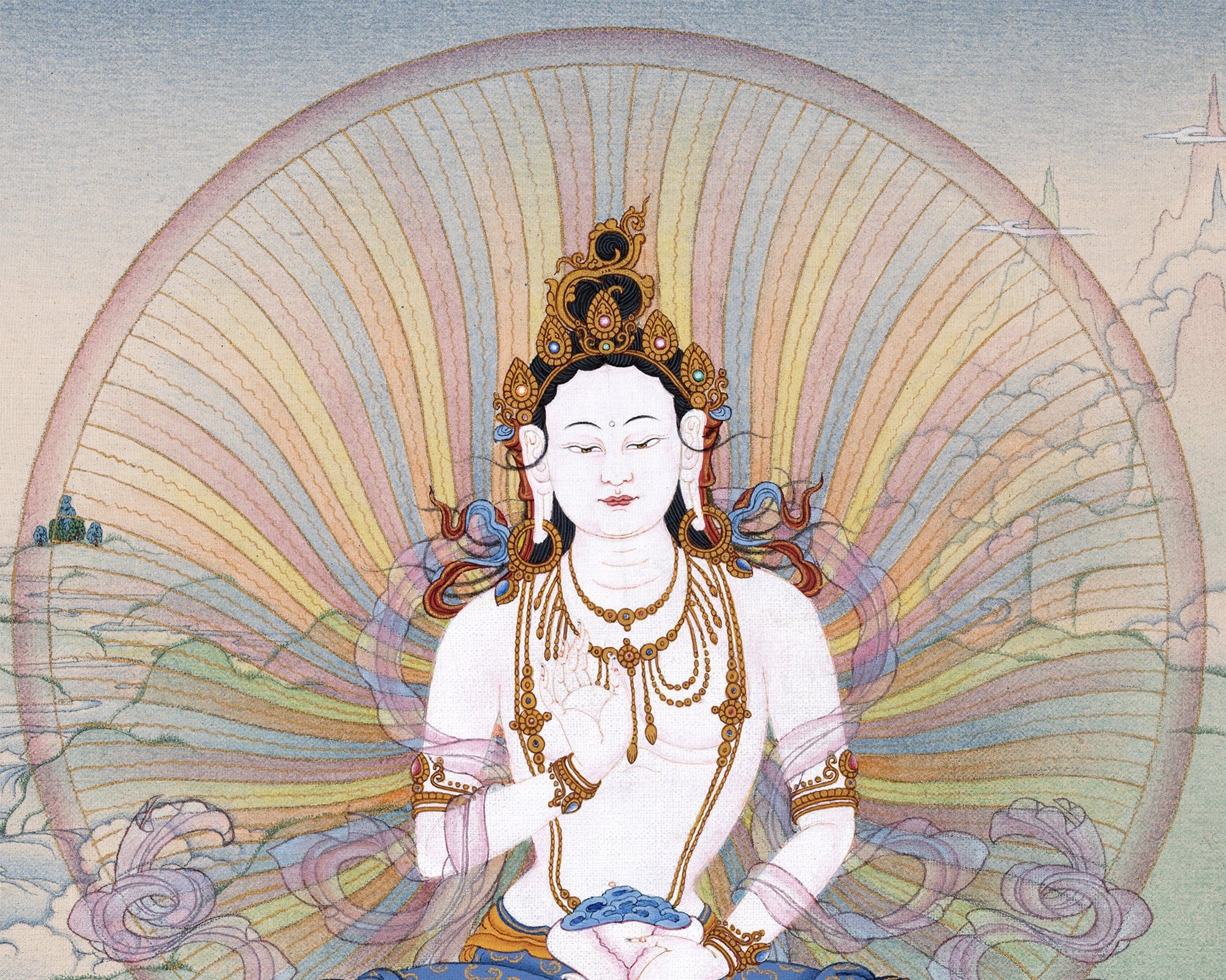 Yeshe Tsogyal Thangka, Tibetan Thangka Painting, Dakini