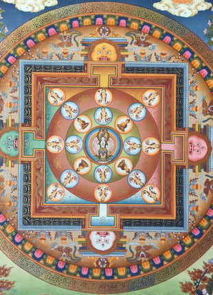 Lokeshvara Mandala Thangka | Tibetan Buddhist Craft