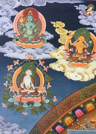 Lokeshvara Mandala Thangka | Tibetan Buddhist Craft