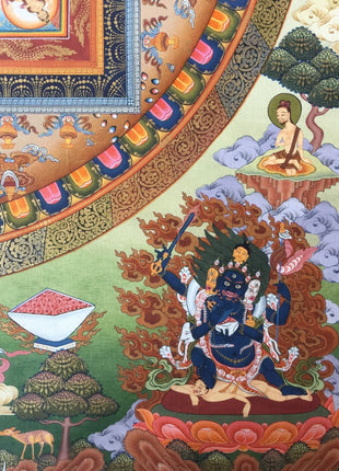 Lokeshvara Mandala Thangka | Tibetan Buddhist Craft