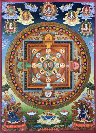 Lokeshvara Mandala Thangka | Tibetan Buddhist Craft