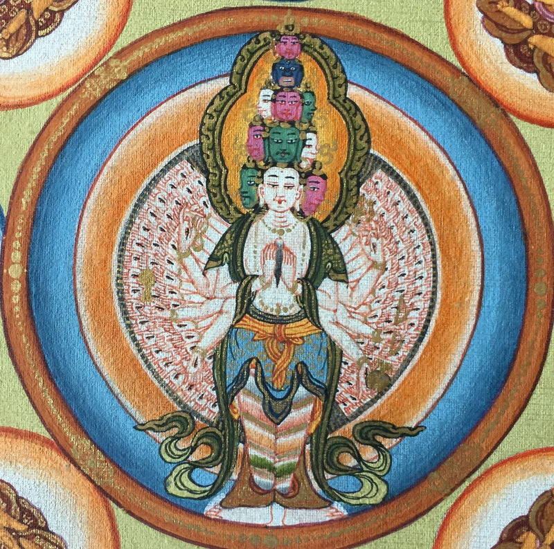 Lokeshvara Mandala Thangka | Tibetan Buddhist Craft