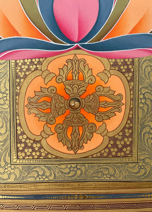 Original Hand painted Medicine Buddha Thangka | Tibetan Art