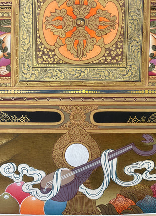 Original Hand painted Medicine Buddha Thangka | Tibetan Art