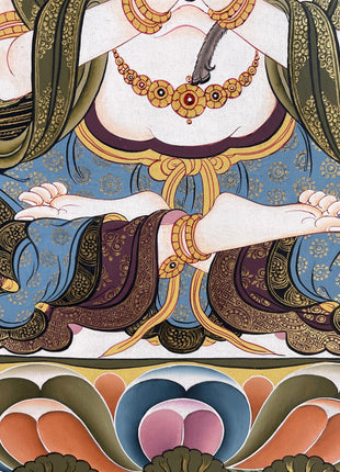 4 Armed Chengrezig | Avalokiteshvara Tibetan Thangka | Wall Decors