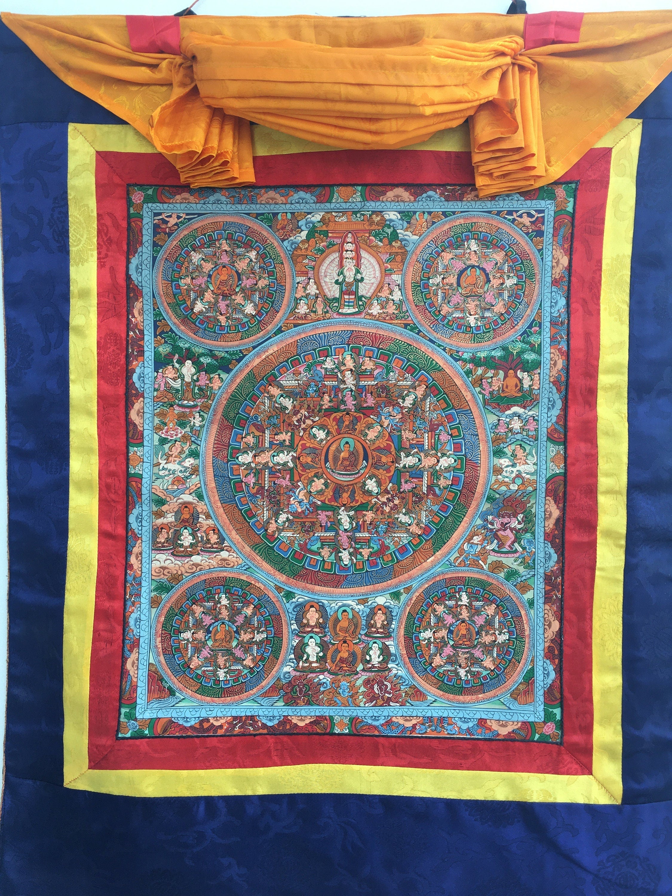 Traditional Buddhist Mandala | Bright Colored Mandala