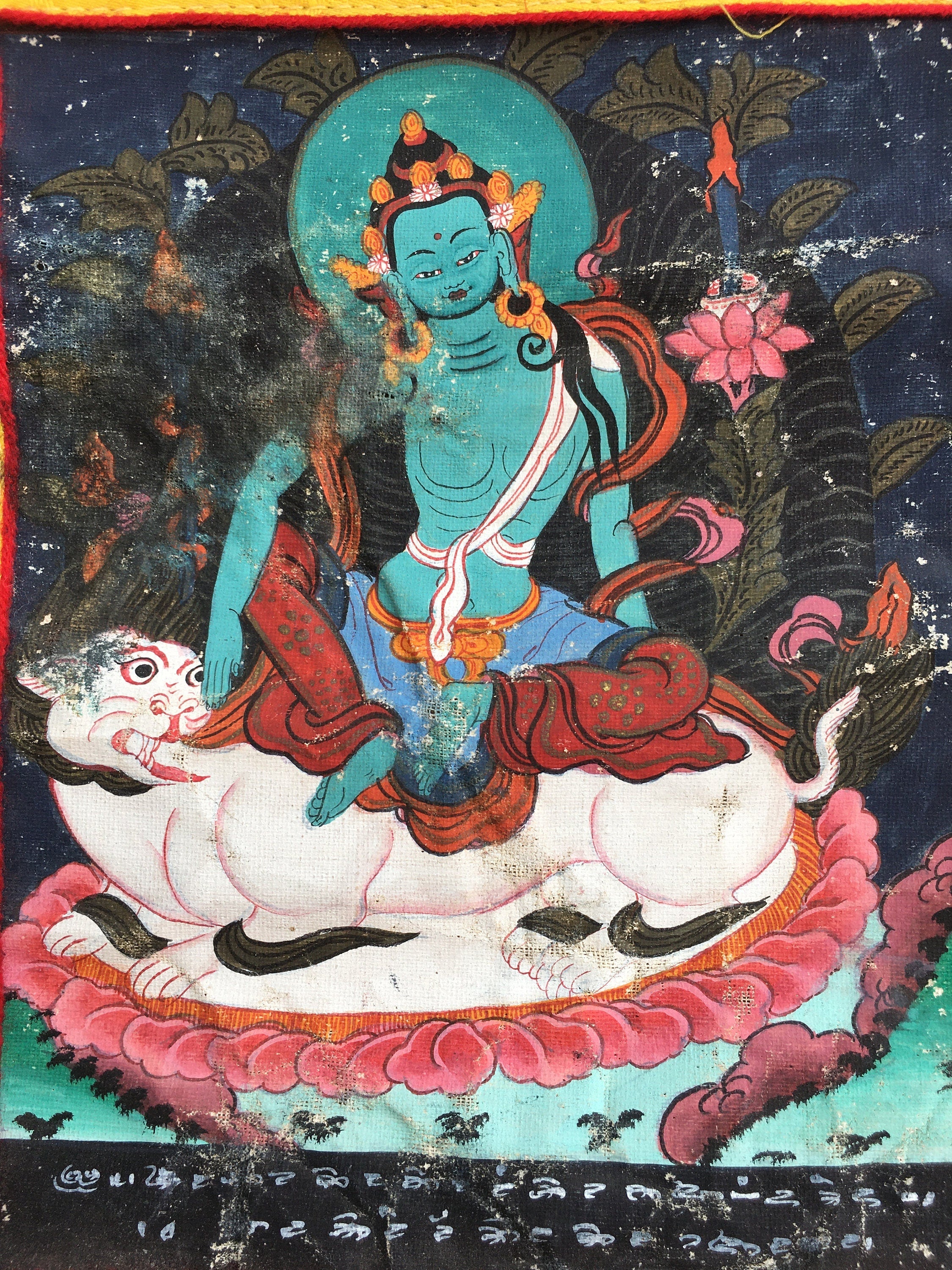 Arya Manjushri Thangka | Ritual Thangka Art