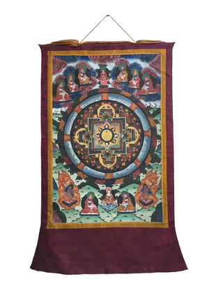 Buddhist Mandala | Tibetan Monks , Dakini , Mahakala and  Dharmapala