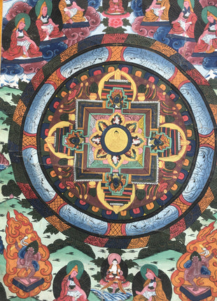 Buddhist Mandala | Tibetan Monks , Dakini , Mahakala and  Dharmapala