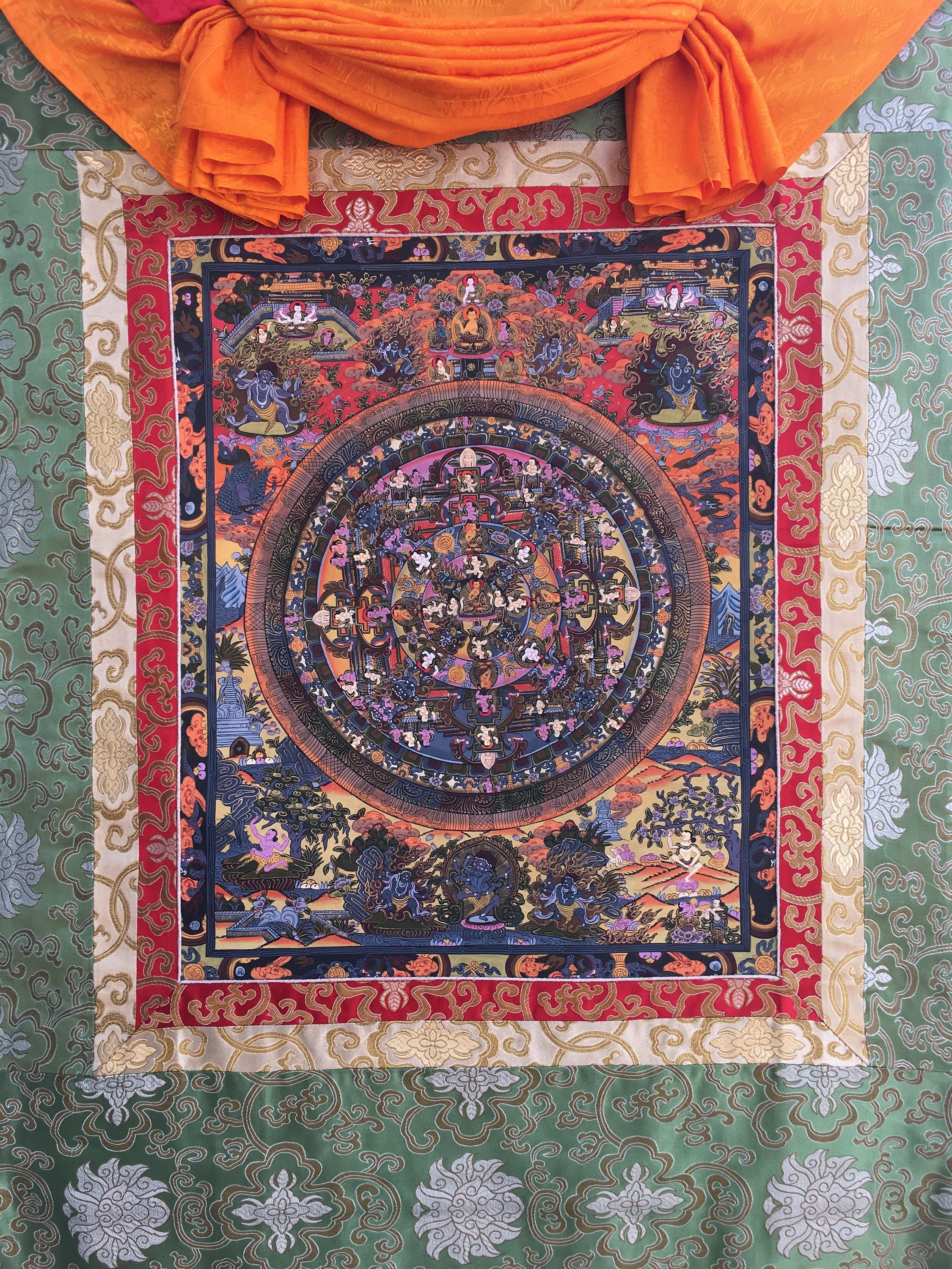 Buddha Mandala Thangka Painting Wall Hanging | Himalayan Art
