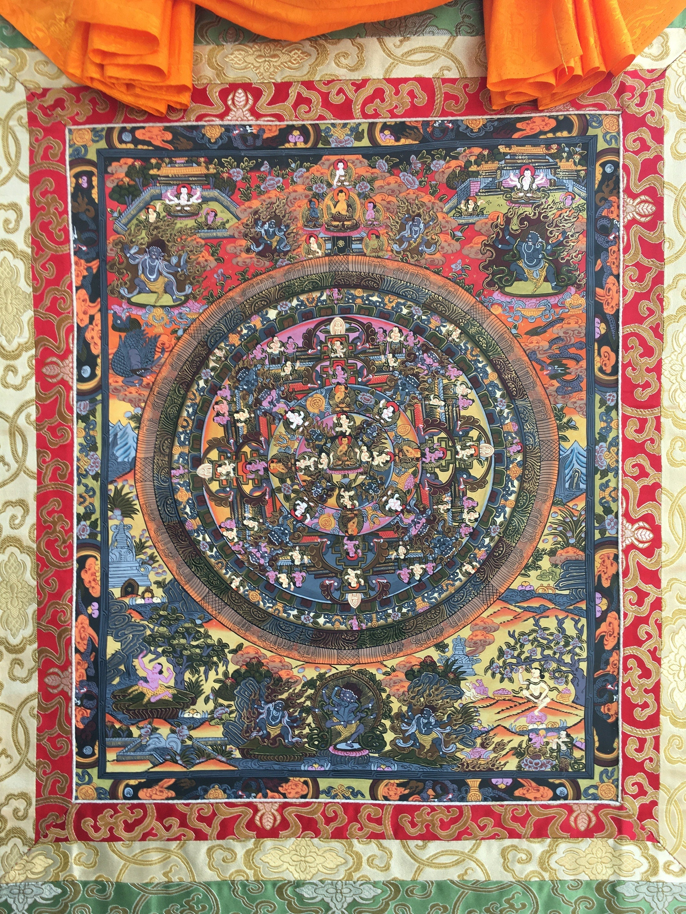 Buddha Mandala Thangka Painting Wall Hanging | Himalayan Art