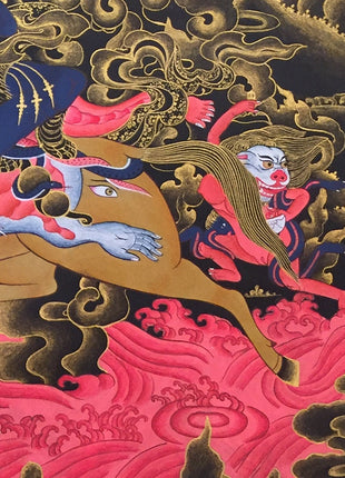 Original Palden Lhamo  | Buddhist Wall Deocr