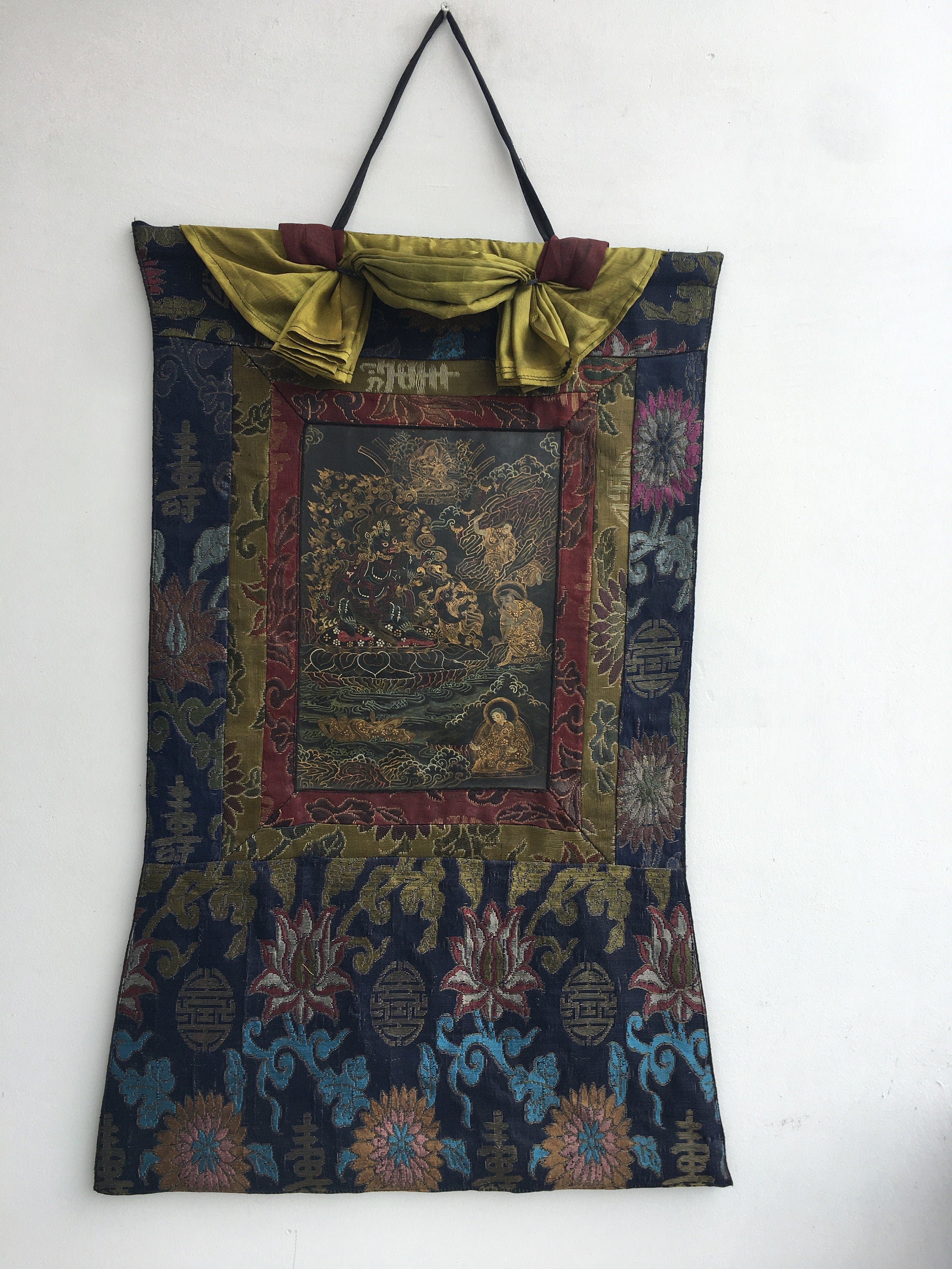 Vintage Mahakala Thangka | Wall Hanging