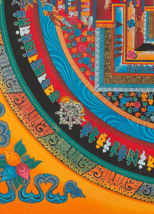 Kalachakra Mandala Thangka | Buddhist Art