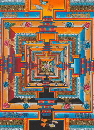 Kalachakra Mandala Thangka | Buddhist Art