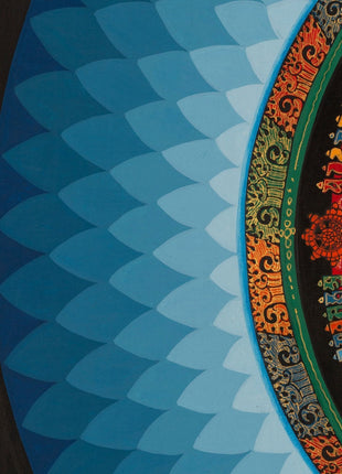 Kalachakra Mandala Thangka |  Tibetan Thangka Art  for Meditation