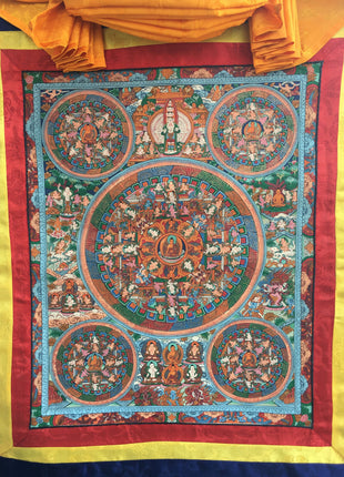 Traditional Buddhist Mandala | Bright Colored Mandala