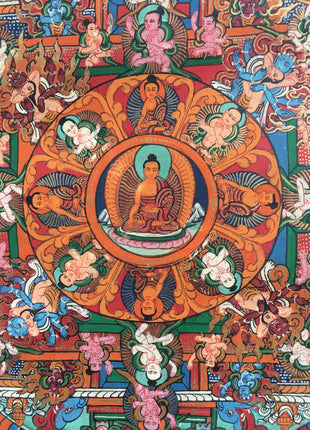 Traditional Buddhist Mandala | Bright Colored Mandala