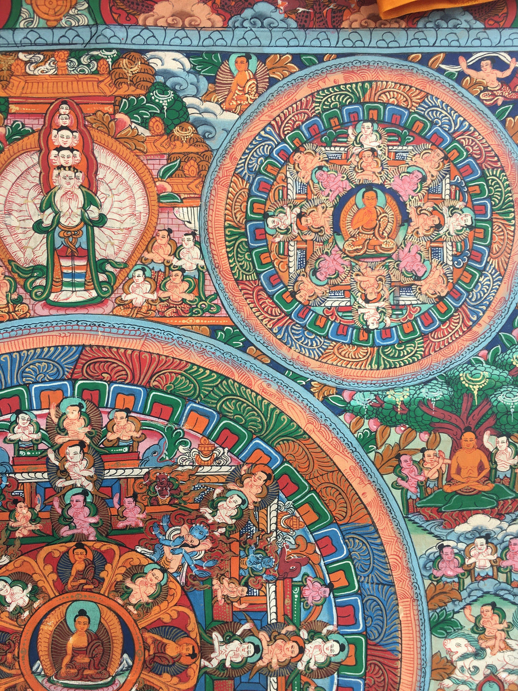 Traditional Buddhist Mandala | Bright Colored Mandala