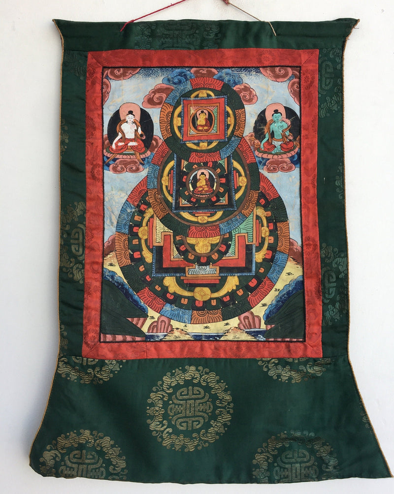 Vintage Mandala Thangka | Wall Decor