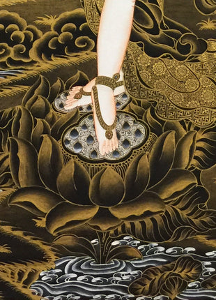 White Tara Thangka  | Tibetan Buddhist Deity Dolkar